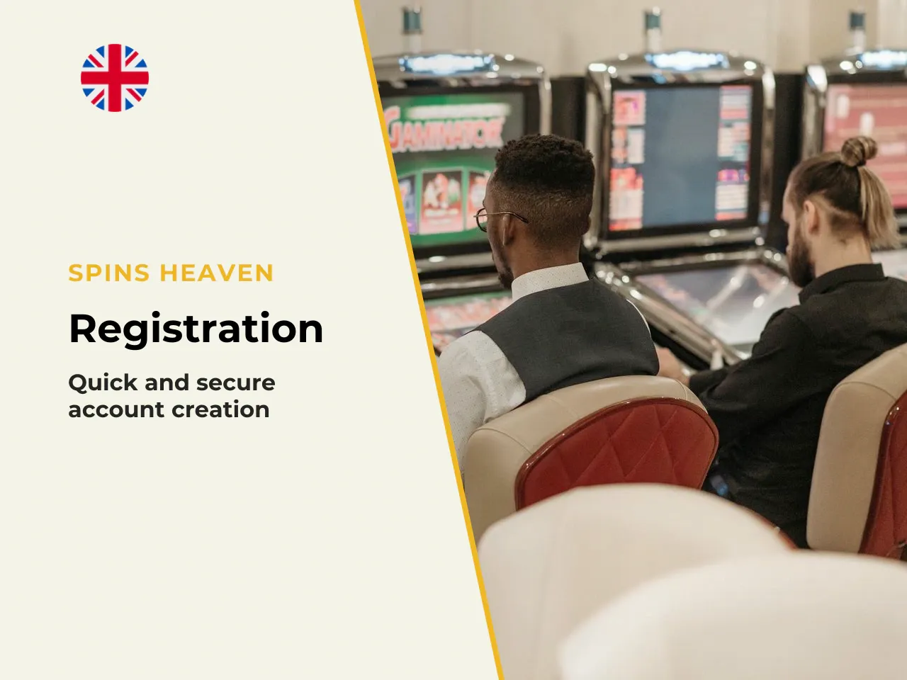 Registering a Spins Heaven Account Before